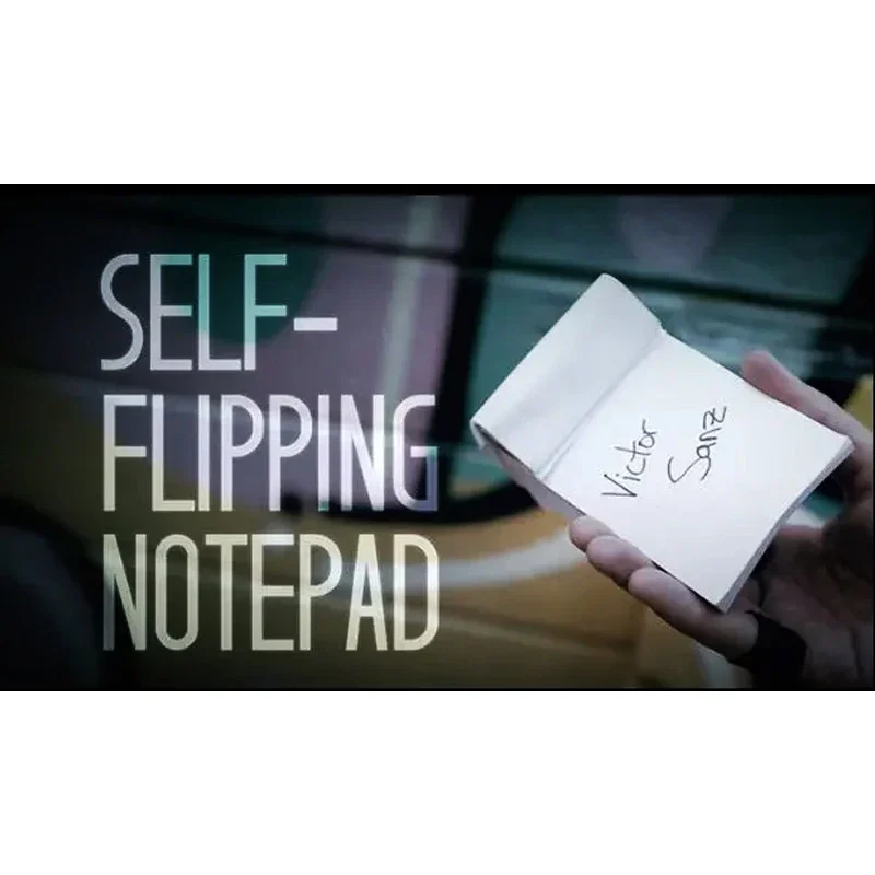 

Self-Flipping Notepad (DVD and Gimmick) by Victor Sanz, Street Magic Mentalism Magic Trick Illusion Close up Magic Gimmick