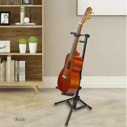 Flanger FL-13D Violin Stand Looped Violin Metal Stand Individual Bow Positions Black 3 Legged Support Bracket Violin Accessories