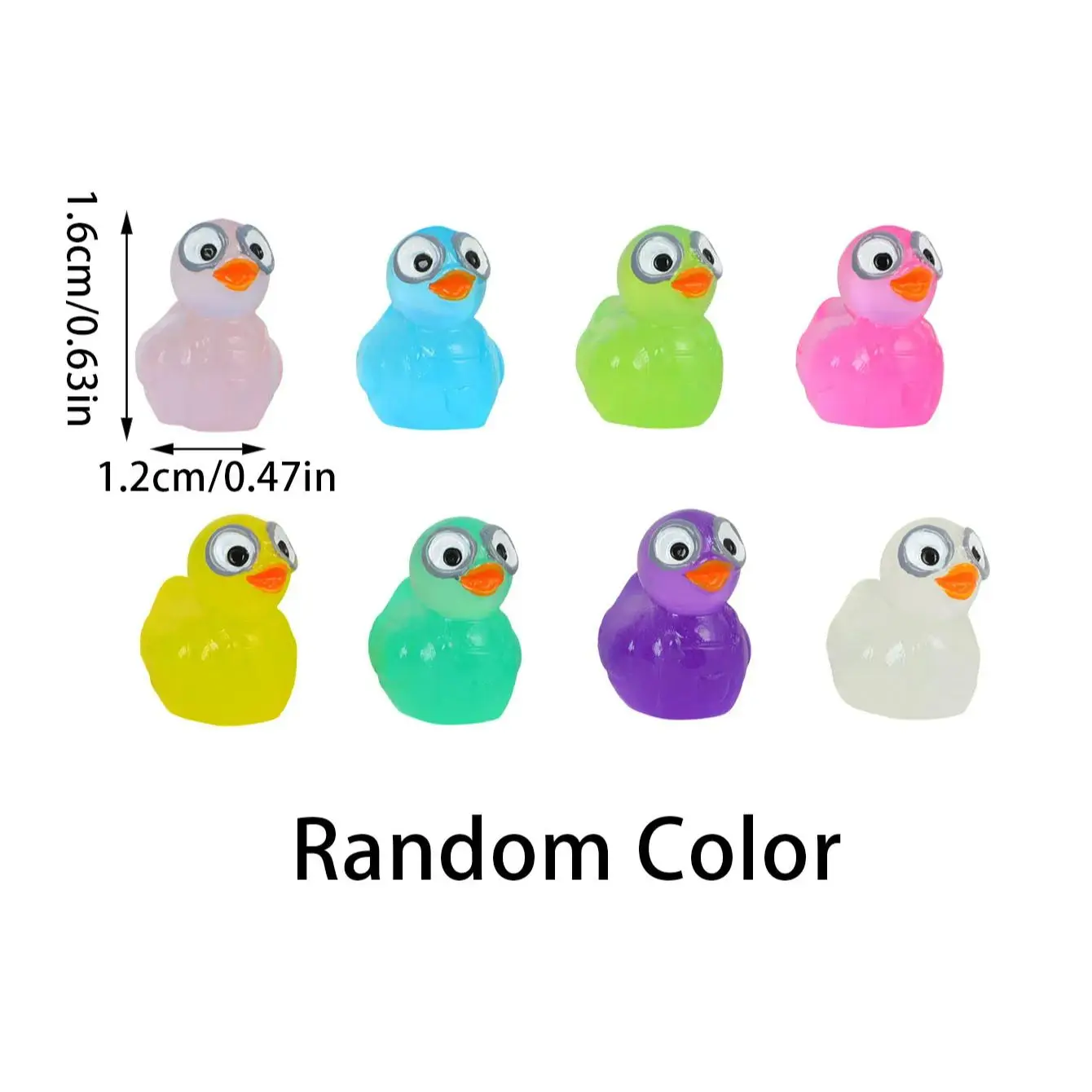 10/20 قطعة شخصيات بطة الراتنج الصغيرة القراصنة الصغيرة البط تمثال مصغرة الحيوانات الحلي DIY بها بنفسك الجنية حديقة الزجاج الحاويات