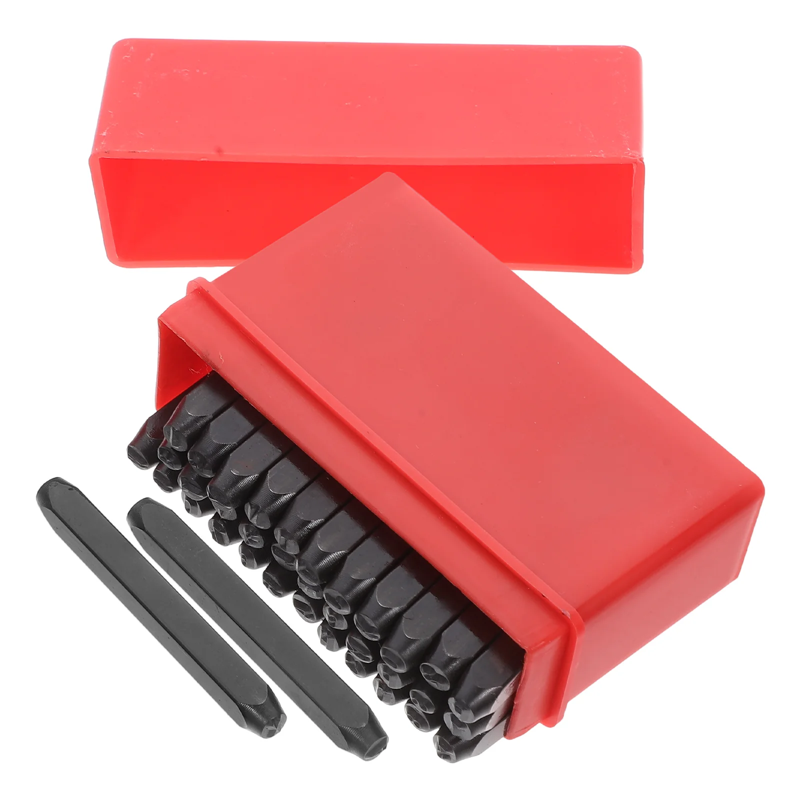 36 Pcs Stamp Stamping Tool Set Metal Stamps Jewelry Kit Number Seal Punch for Alphabet Letter Black Steel Block