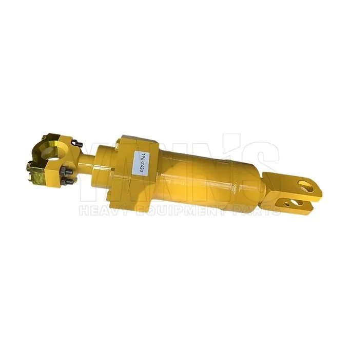 YANNS  1962430 196-2430 255mm Stroke Hydraulic Cylinder with Tube and Rod for Wheel Dozer 824G II 824H