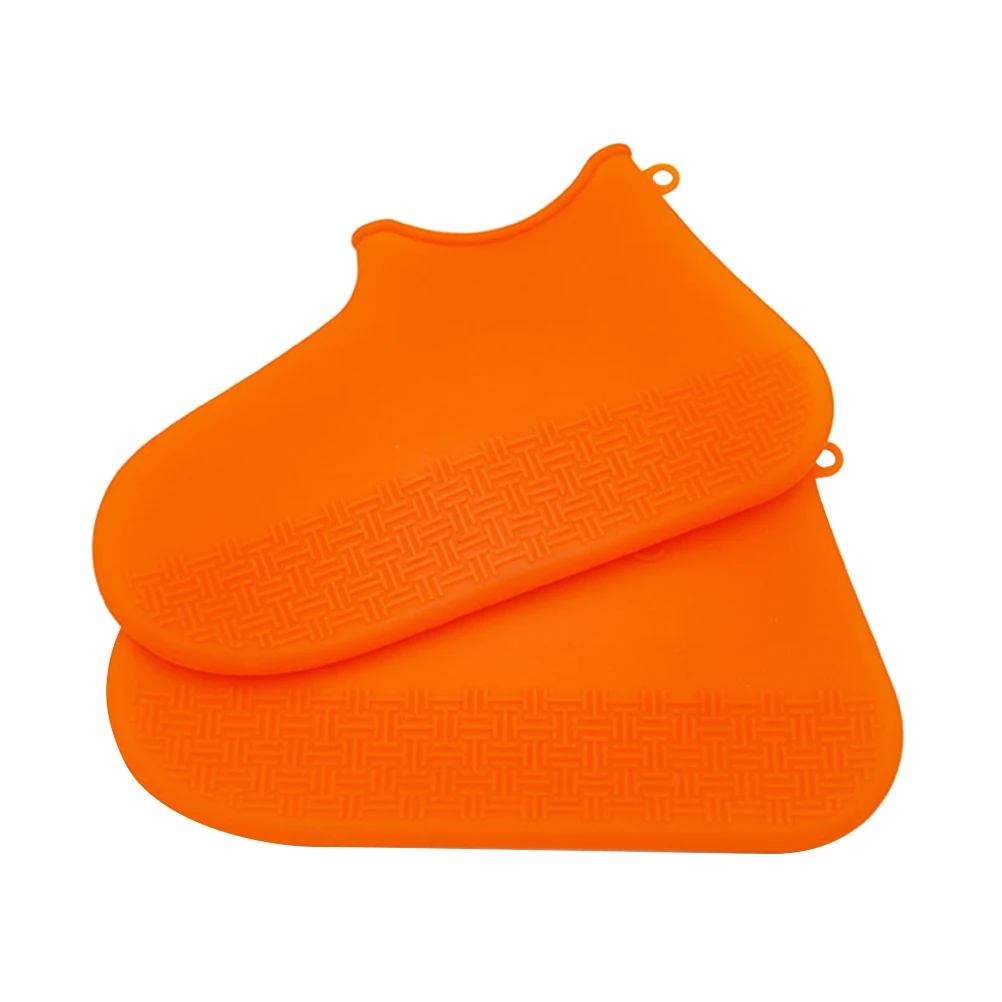 

1Pair Flexible Silicone Shoe Covers Waterproof Rainproof Anti Skid Shoe Protector Outdoor Supplies Size L Shoes Cover