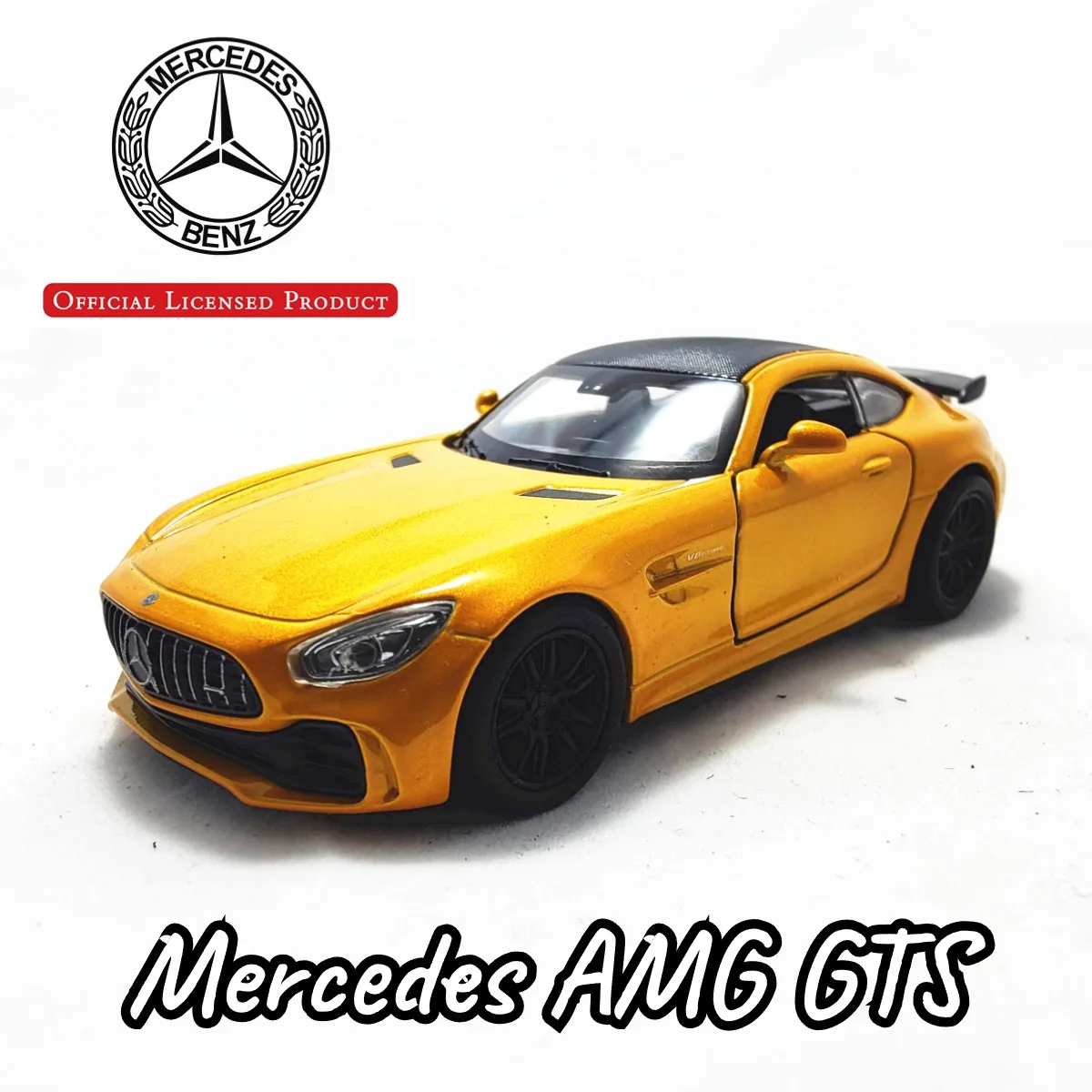 1:36 Car Model Mercedes AMG GTS Scale Metal Diecast Replica Home Office Miniature Art Vehicle Hobby Decoration Kid Boy Toy