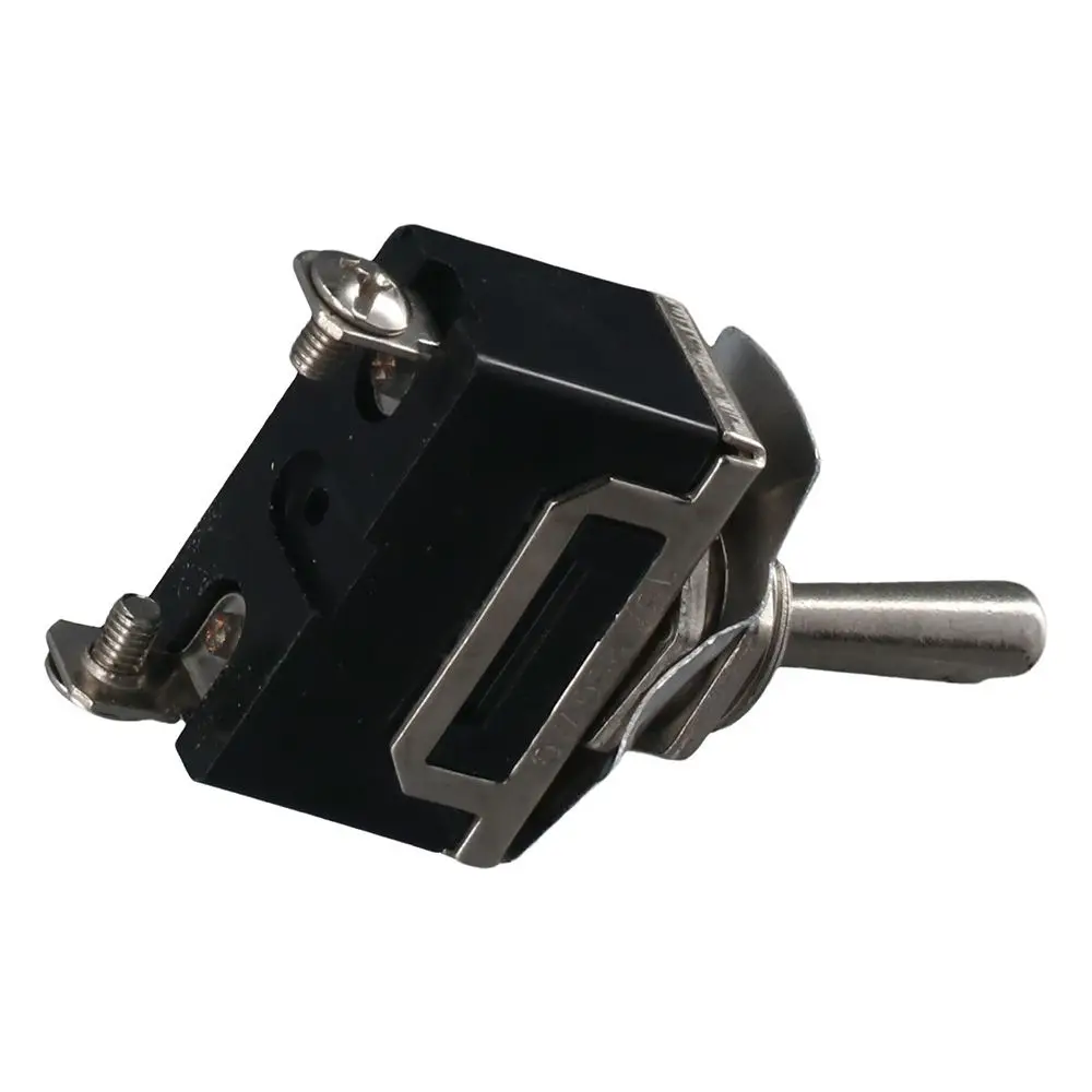 1PC 20A 125V 2Pin ON/OFF Rocker Switches Momentary Metal Toggle Switch Heavy Duty Car Boat Rocker Toggle Switch Durable Switches