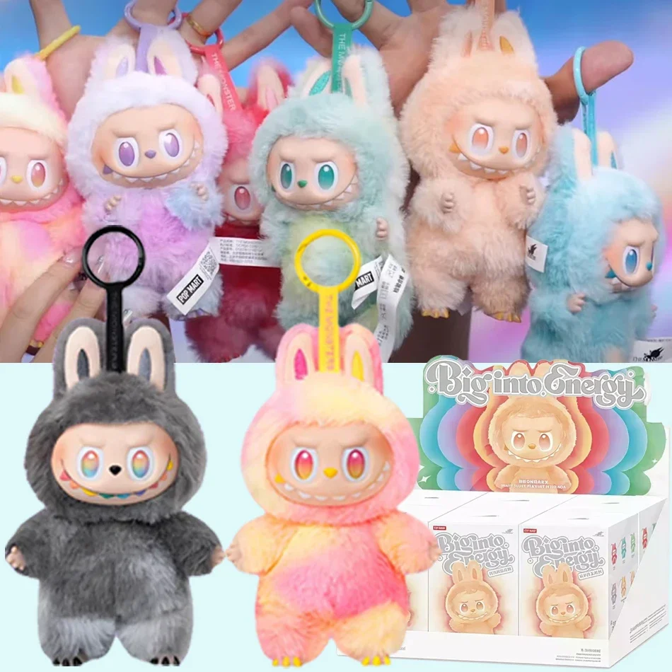 

2025 New Labubu V3 Generation Series THE MONSTERS Have a Seat Vinyl Face Plush Toy Series Blind Box Heartbeat Macaron 3rd