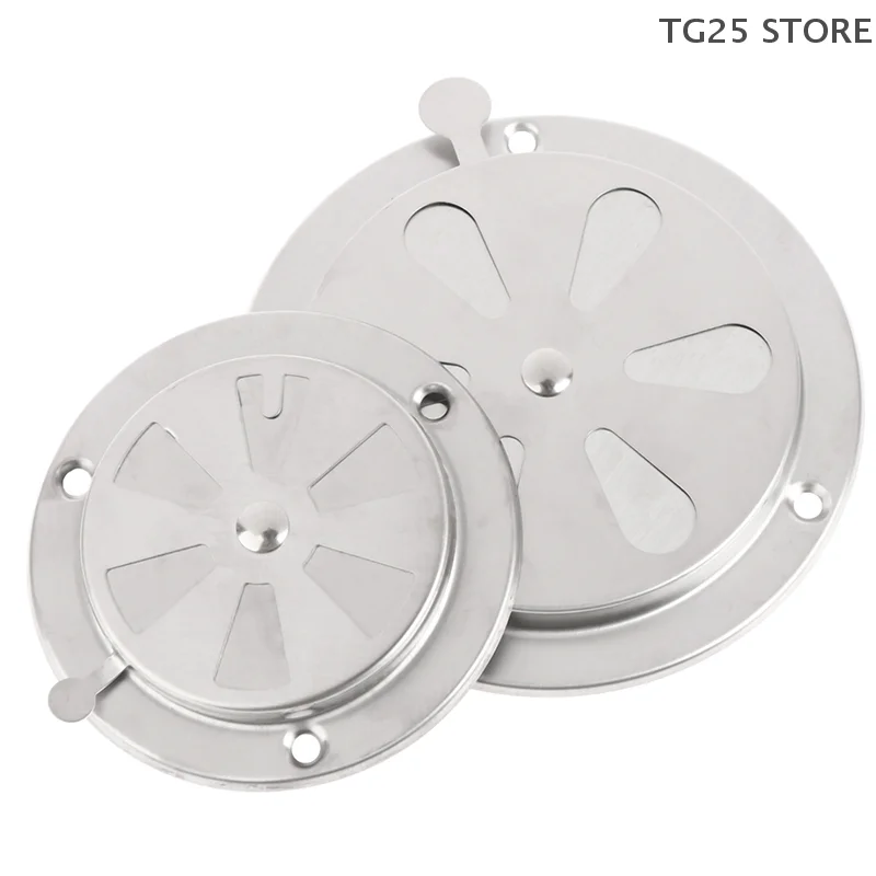 1Pcs 95/125mm Adjustable Round Air Vent Grille Ducting Ventilation Grilles Cover BBQ Grill Smoker Exhaust Vent Stove