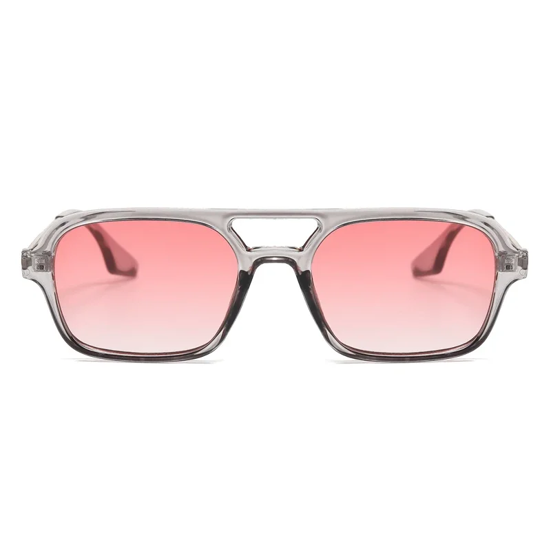 

Double Bridge Square Frame Sunglasses Fashion New Retro Cat Eye Sun Glasses Brand Design UV400 Shades Eyewear Women Female