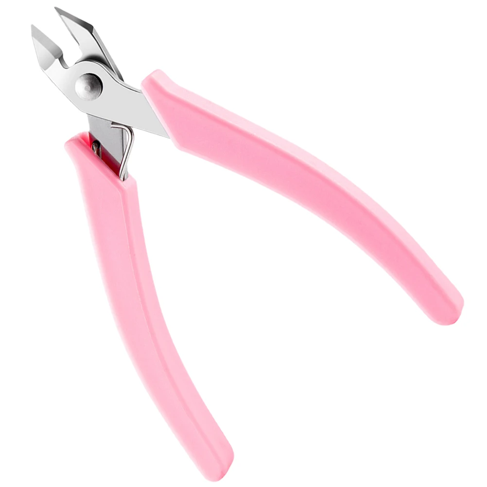 

Unloading Drill Pliers Nail Accessories Small Size Metal Jewelry Removal Tools Pink Stainless Steel Manicure Pliers