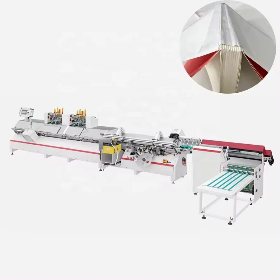 Automatic Book Back Spine Strip Gluing Binding And Book Block Pressing Machine End Sheet Taping Machine Price