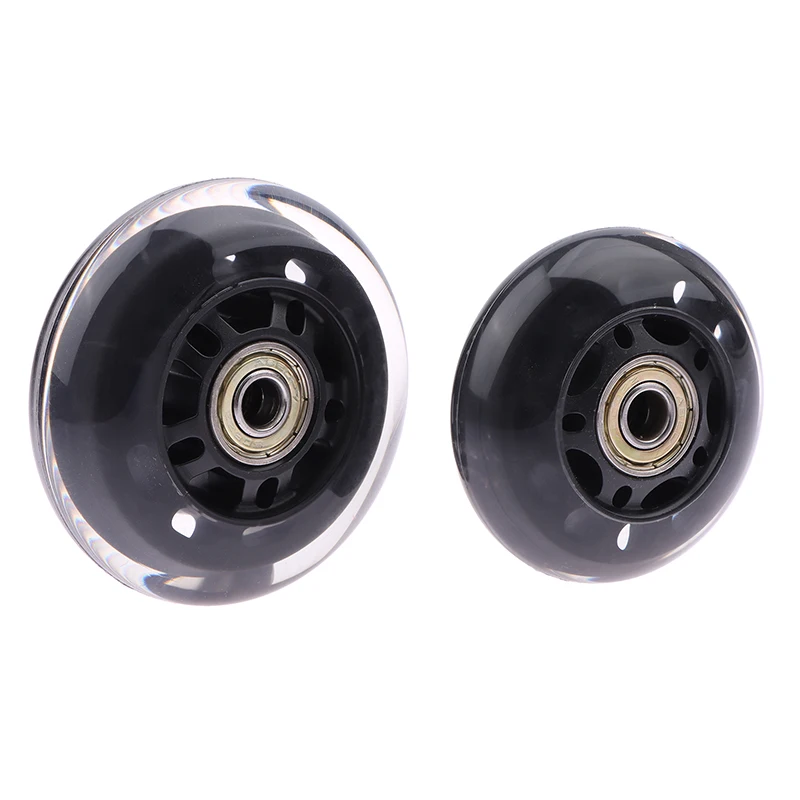 1Pc Bearing Inner Diameter Black Transparent Scooter Twist Cart Shopping Cart Wheel Accessories