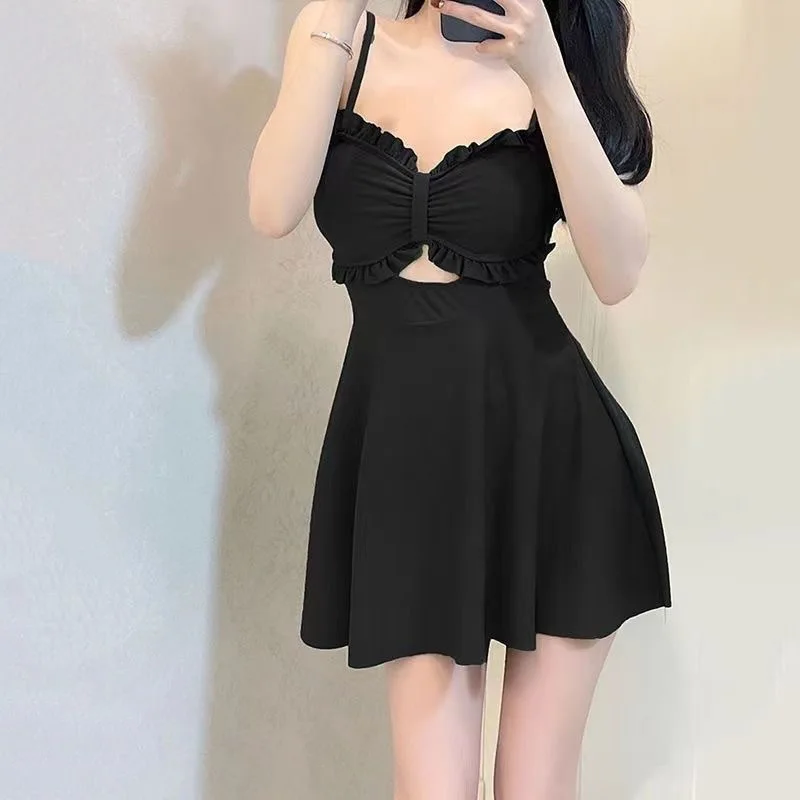 Cover-up Frauen Aushöhlen Casual Sun-proof Beliebte Strand Stil Süße Würzige Mädchen Bauch-bedecken Bademode Koreanische trendige Sommer