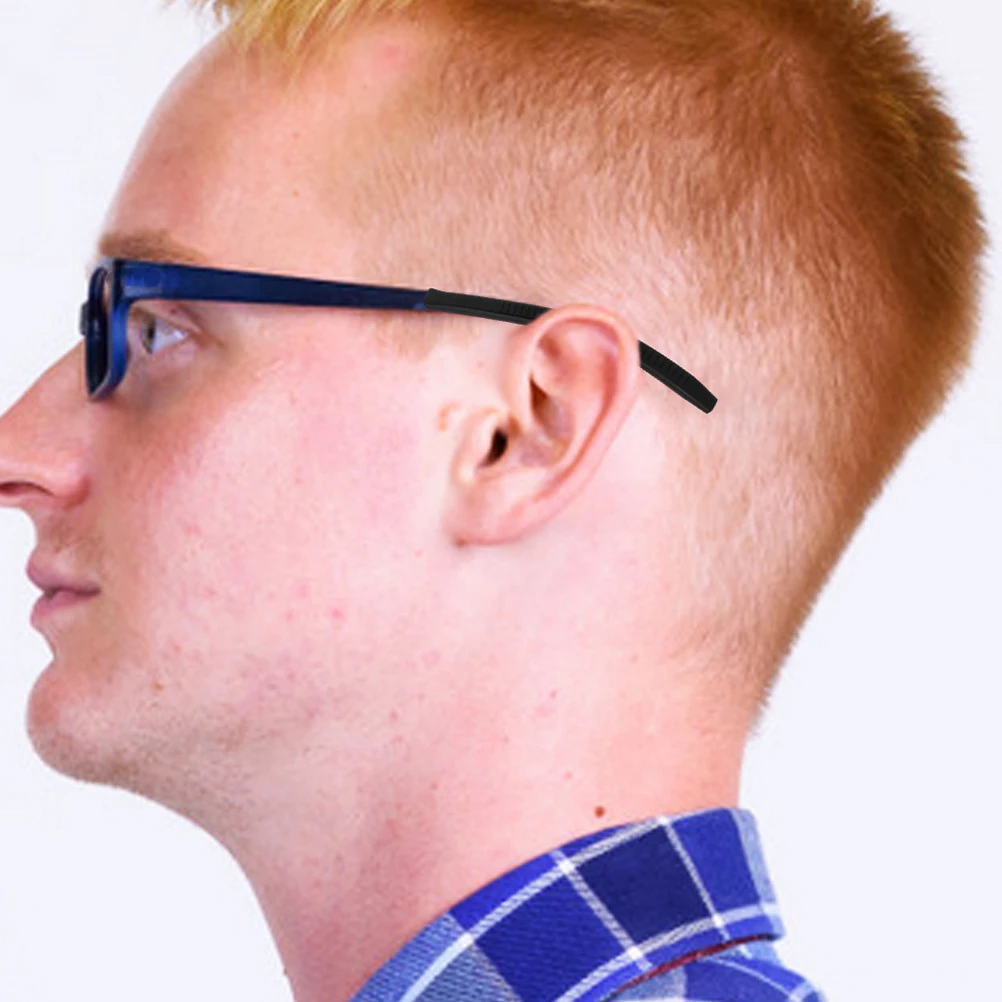 Silicone Eyeglass Temple Tips Anti Slip Glasses Arm Covers For Sunglasses Eyewear Retainer Replacement Tips Labor