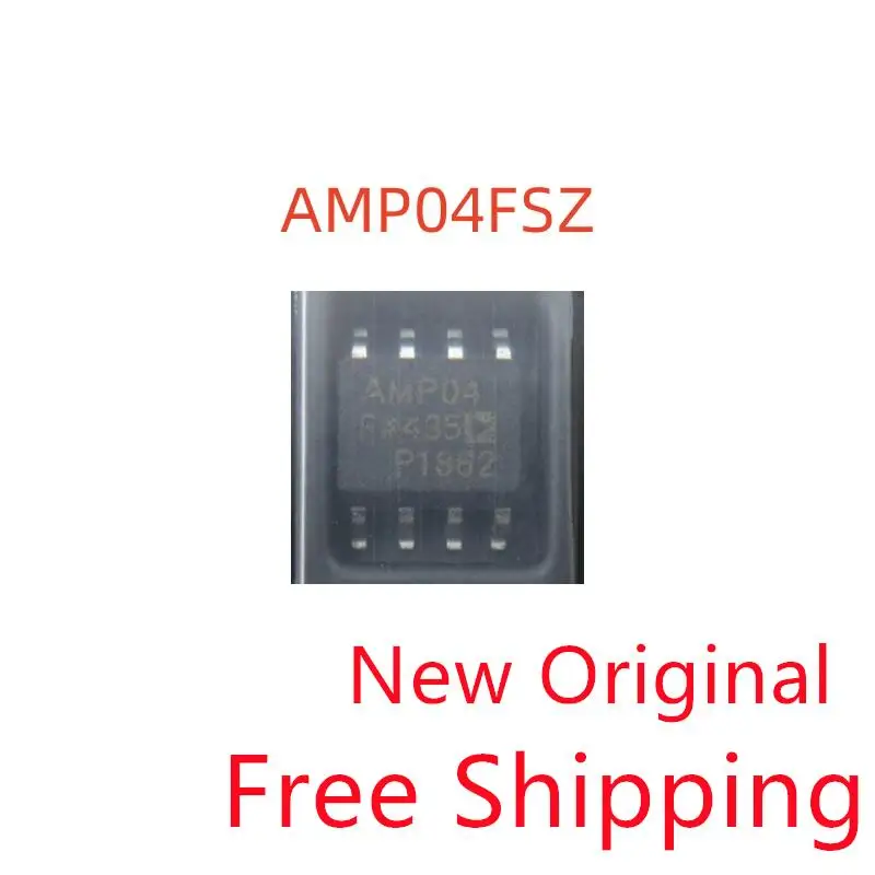 5piece New Original AMP04F AMP04FSZ AMP04FS SOP8 AMP04 Precision Instrumentation Amplifier SOP-8