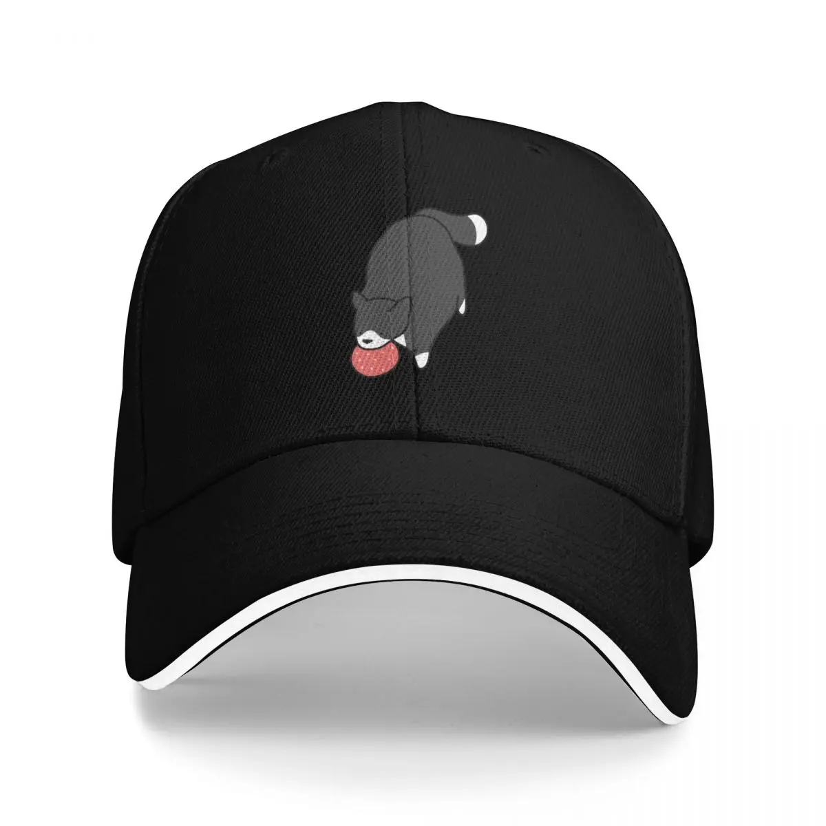 

Cat Enjoying Salami Baseball Cap Anime Hat Man For The Sun Funny hats For Girls Men's