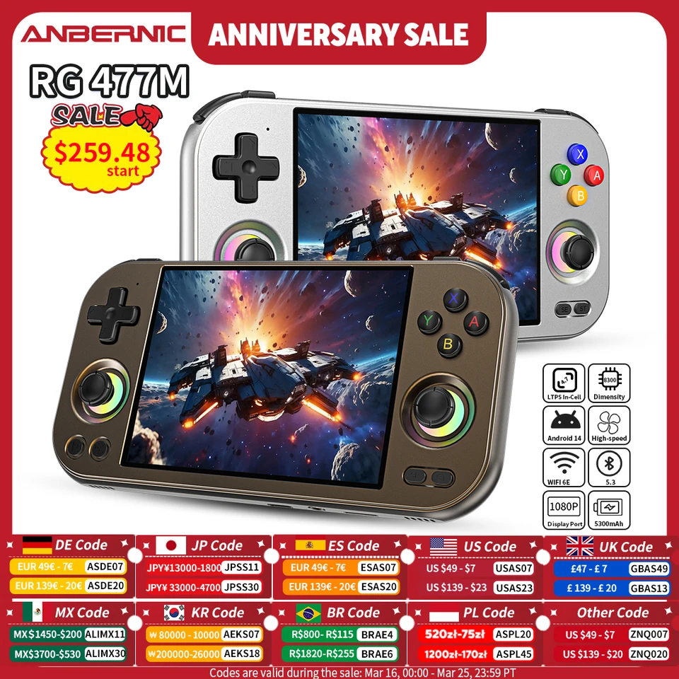 Anbernic RG 477M 12GB+256GB 本体 ANBERNIC RG 477M
