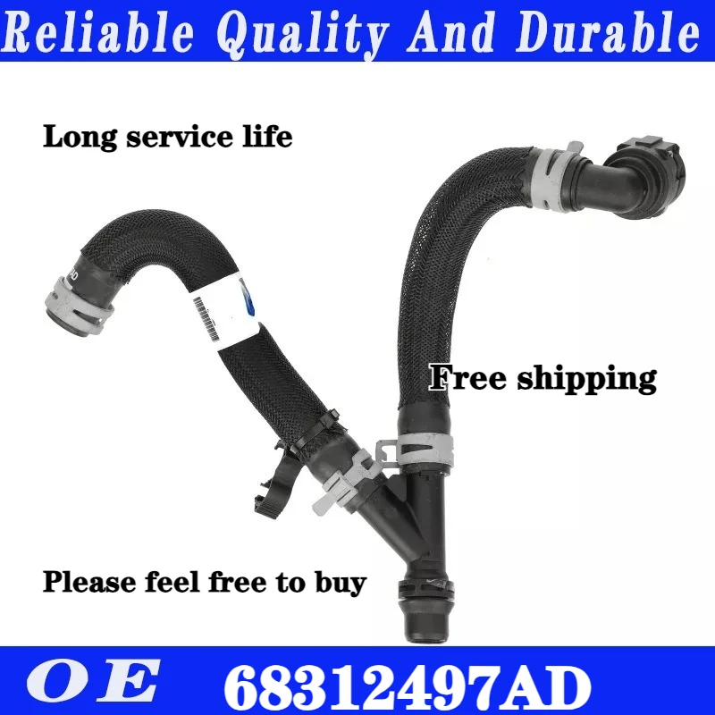 

High quality Radiator Inlet Hose 68312497AD ,68312497AC For Jeep Wrangler 2.0L 2018-2023 car accessories