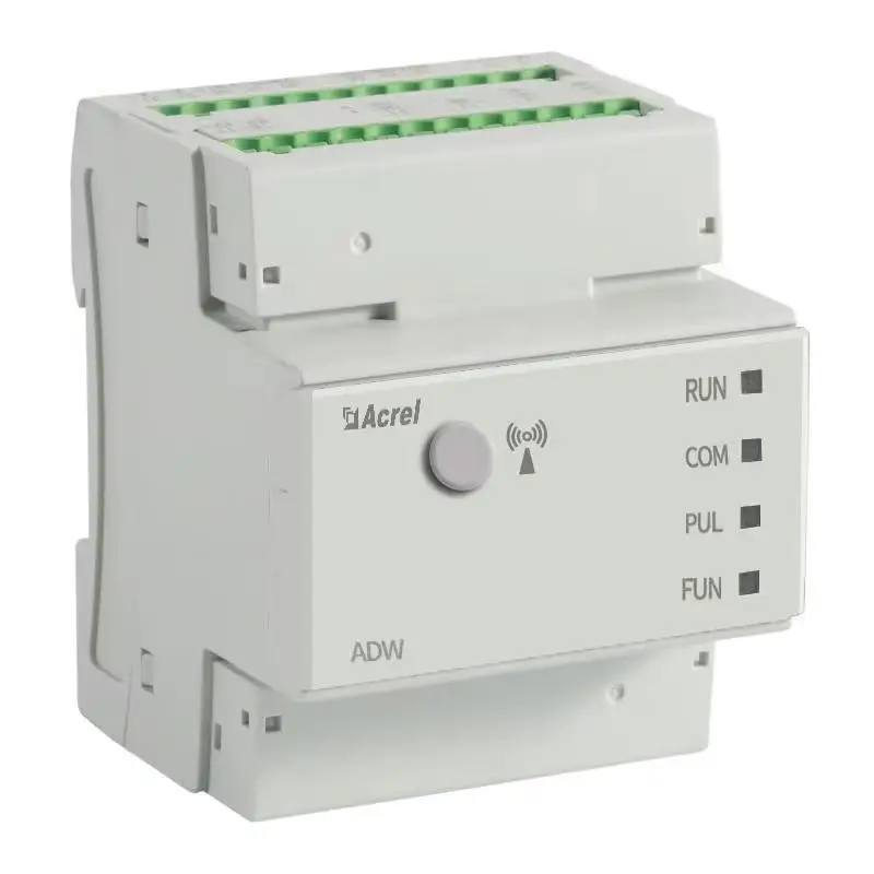 Acrel Wireless LORA multi circuit energy meter 3 phase Din rail power meter ADW220-D16-4S