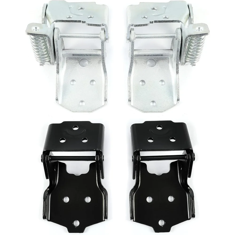طقم مفصلات الباب الأمامي لسيارة كامارو إمبالا فايربيرد - طقم مكون من 4 قطع مع مفصلات علوية وسفلية، أجزاء متوافقة جديدة