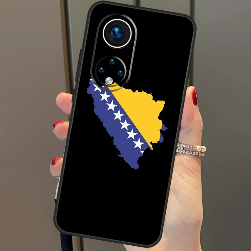 Bosnia and Herzegovina Flag Case For Honor X8b X9b 90 70 50 Magic 5 Pro Magic 6 Lite X6 X7 X8 X9 X6a X7a X8a X9a Cover