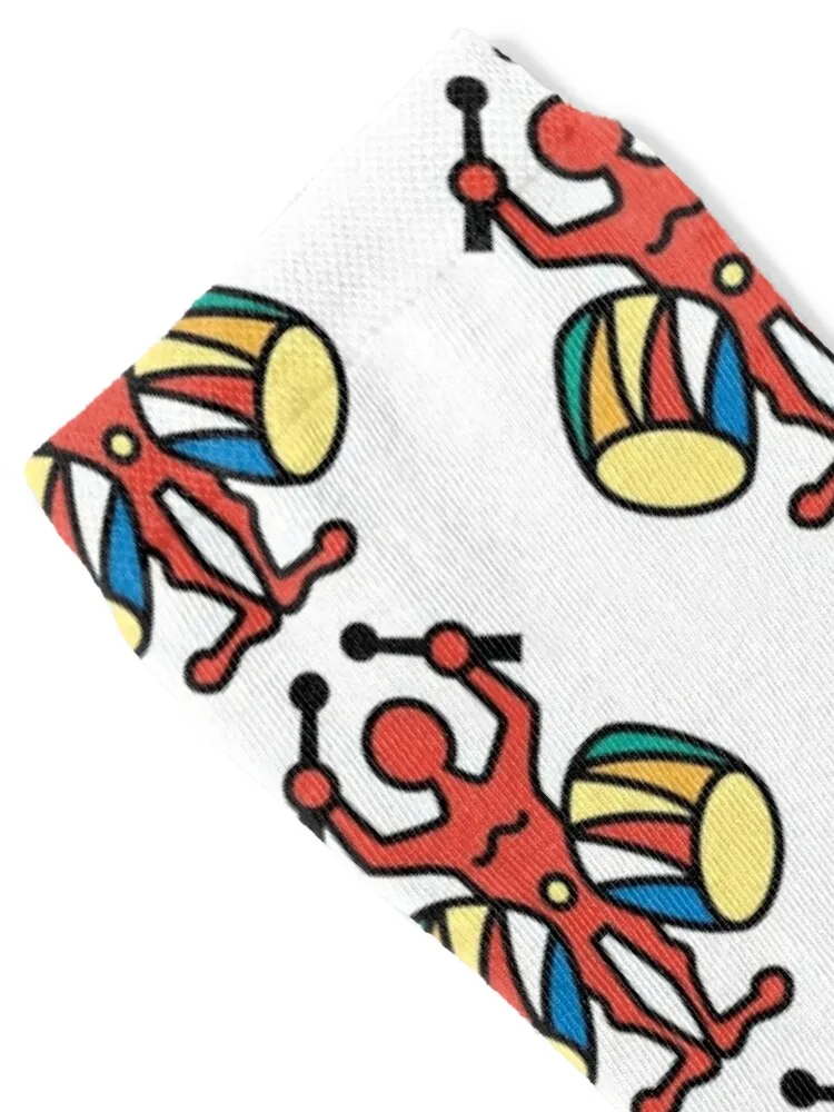 as a shirt or tattoo for every drummer Socks happy retro Socks Female Men's