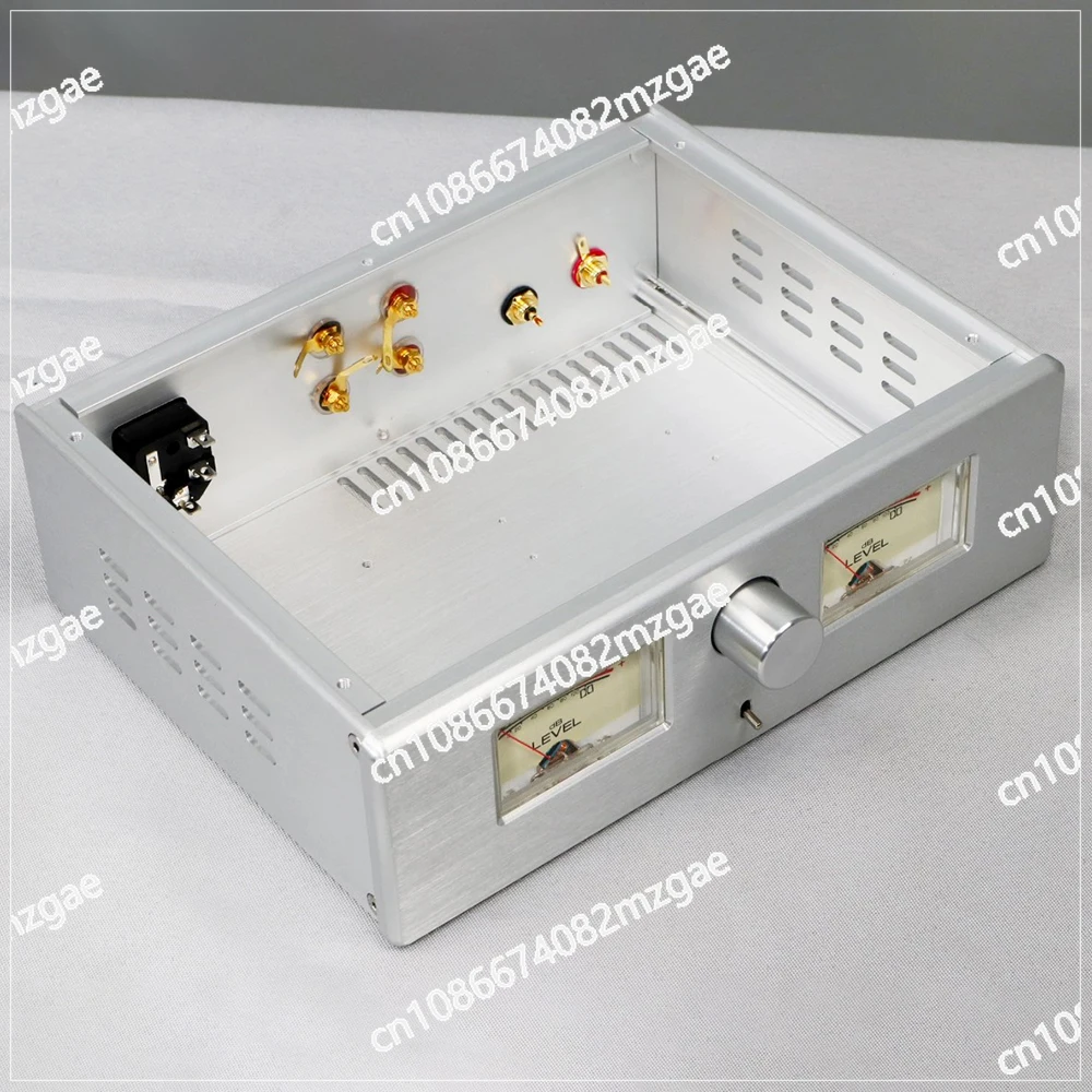 

Preamp Enclosure Full Aluminum Alloy Amplifier Chassis with Dual VU Meters