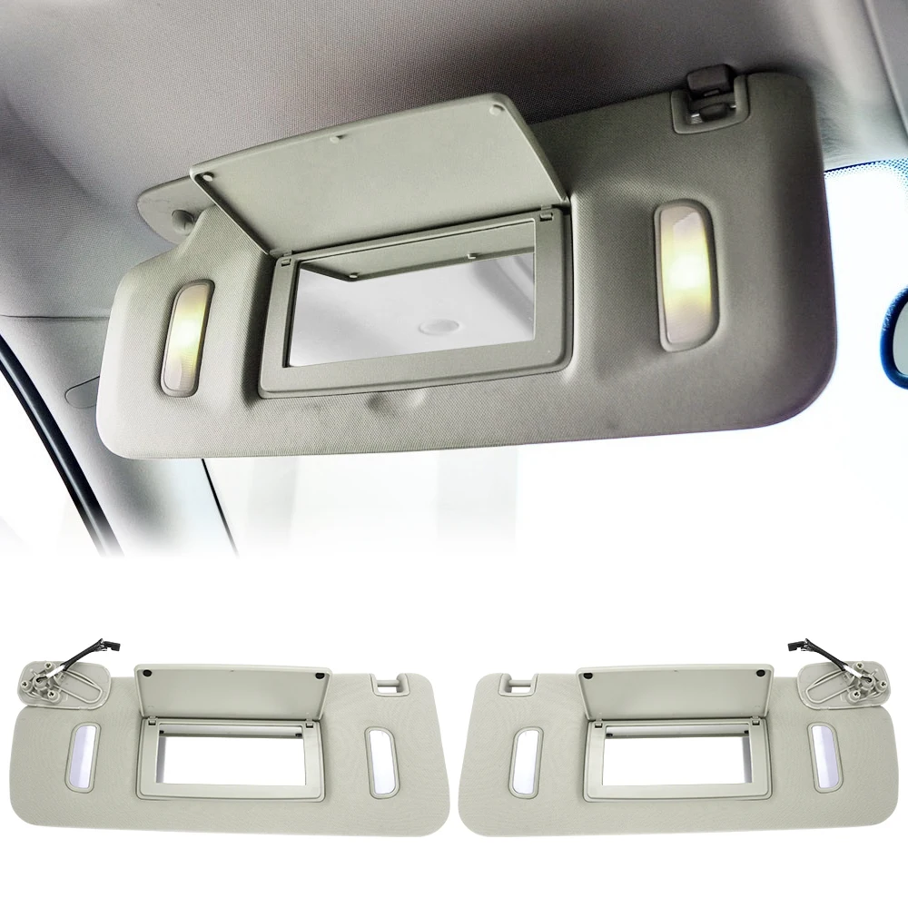 Automobile Sun Visor Driver Co Pilot Sun Shield Left Right Sunshade for Chevrolet Tahoe Suburban GMC Yukon Sierra 2007-2014