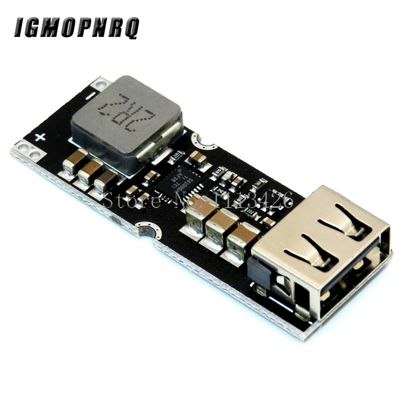 TPS61088 Single Cell Lithium Battery Boost Power Module Board 3.7V 4.2V Liter 5V 9V 12V USB Mobile Phone Fast Charge QC2.0 QC3.0