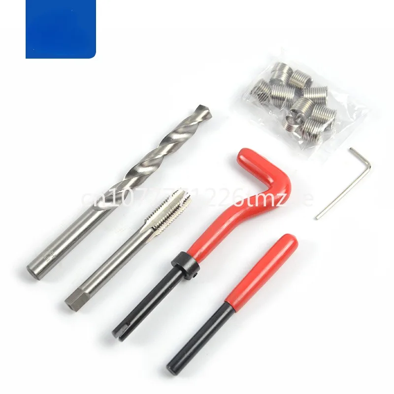 15-Piece Wire Sleeve Screw Hole Thread Repair Auto Repair Slide Tool M10 * 1.5