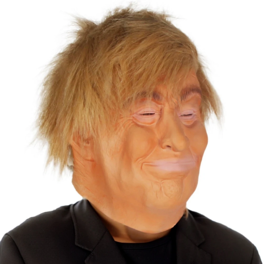 Trump Latex Cosplay Fans Full Head Face Human Mask for Mask Festival Halloween Easter Costume Party Donald Trump Presidential