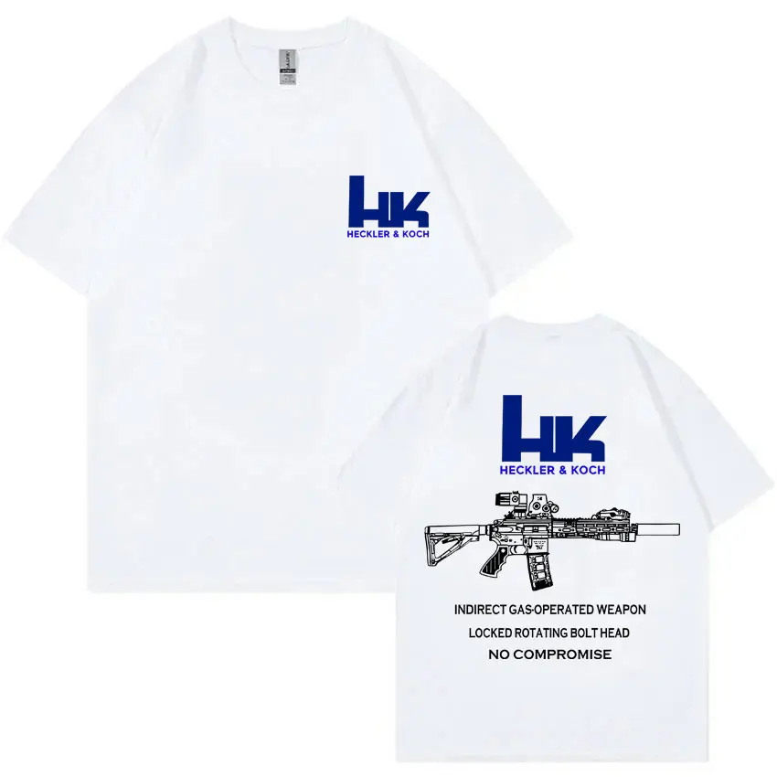 Heckler & Koch HK416 Graphic T-Shirt Forward Observations Group T Shirts Men Casual Retro Tshirt Summer Cotton Oversized T Shirt