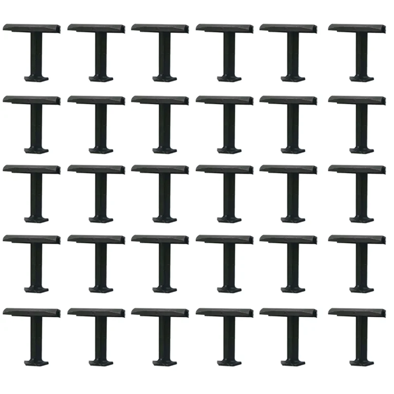 MAKE-30PCS 35 ミリメートルソーラーパネル排水クリップ黒クリップ水排水太陽光発電パネル排水クリップ