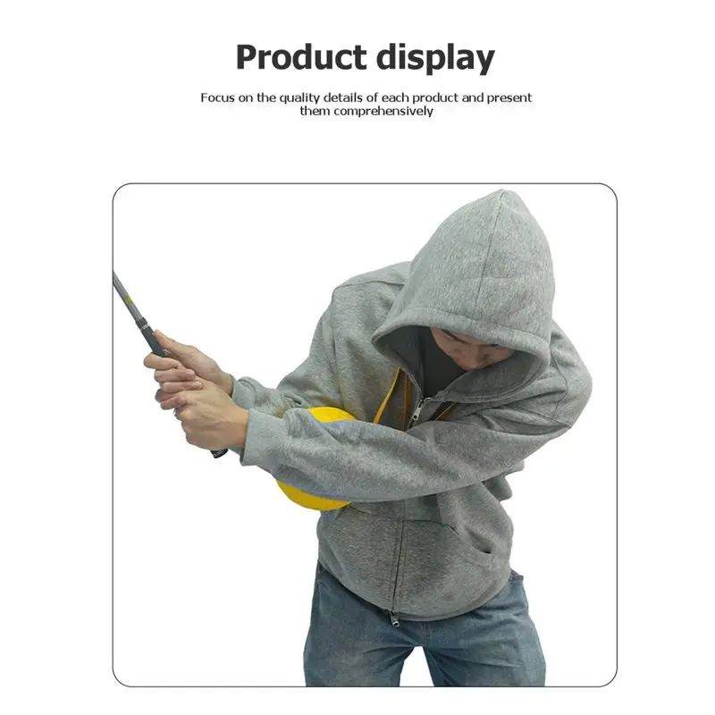 【SPECIAL】Golf Swing Trainer Perfect For Beginners All Skill Levels Corrects Chicken Wings & Hooks, Enhances Accuracy Power Yello