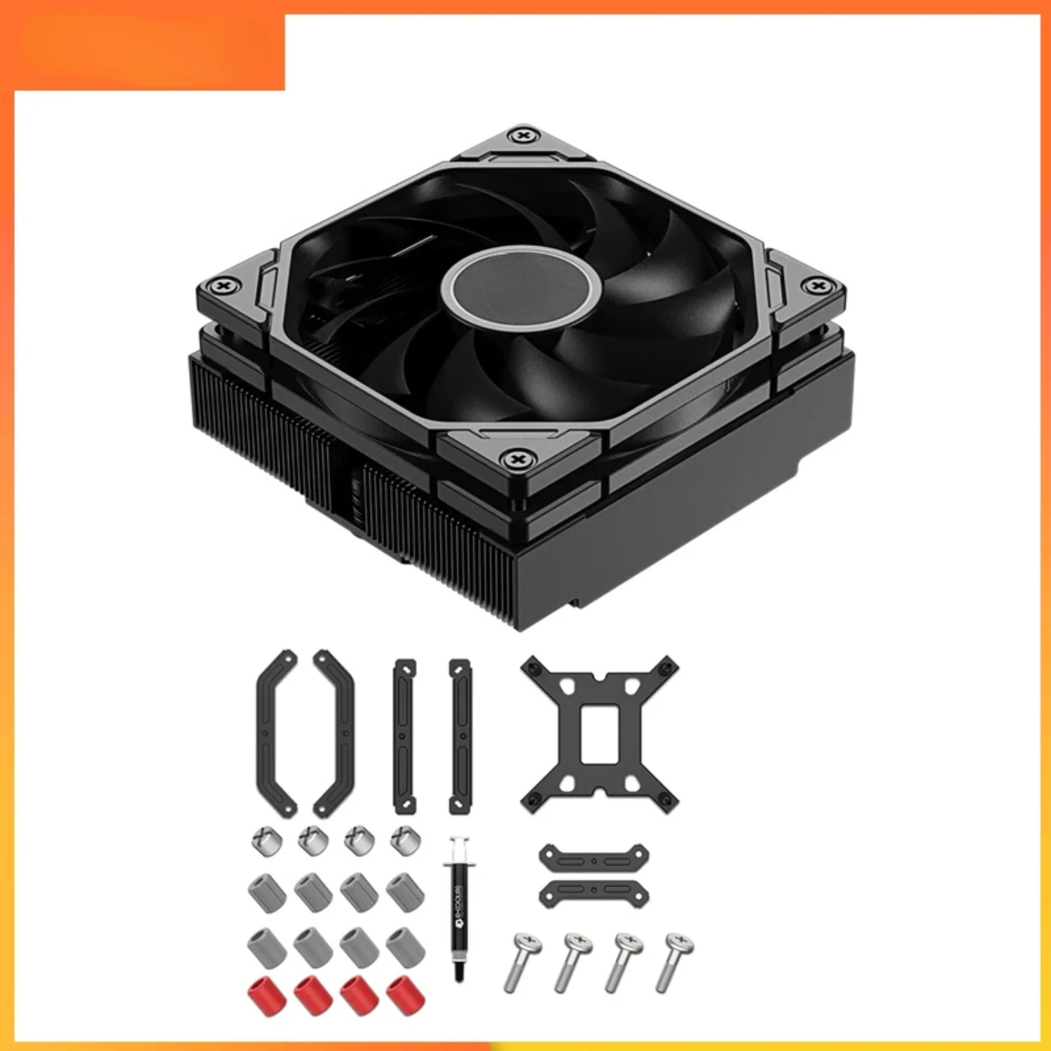 ID-COOLING IS-47-XT 4 Heat Pipe Low Profile CPU Cooler Full Reflow Welding AM4 Process Air Cooler CPU Radiator For LGA1700/1200