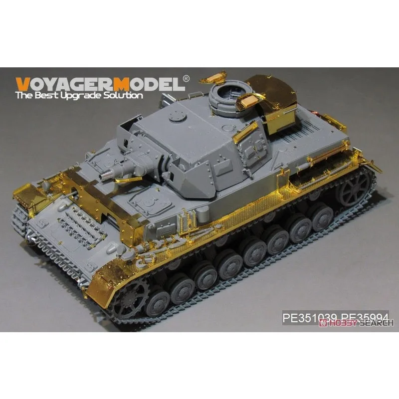 Voyager modelo 1/35 a escala PE351039A WWII alemán Pz.Kpfw.IV Ausf.F1 'Vorpanzer' Basic (para borde BT-003)