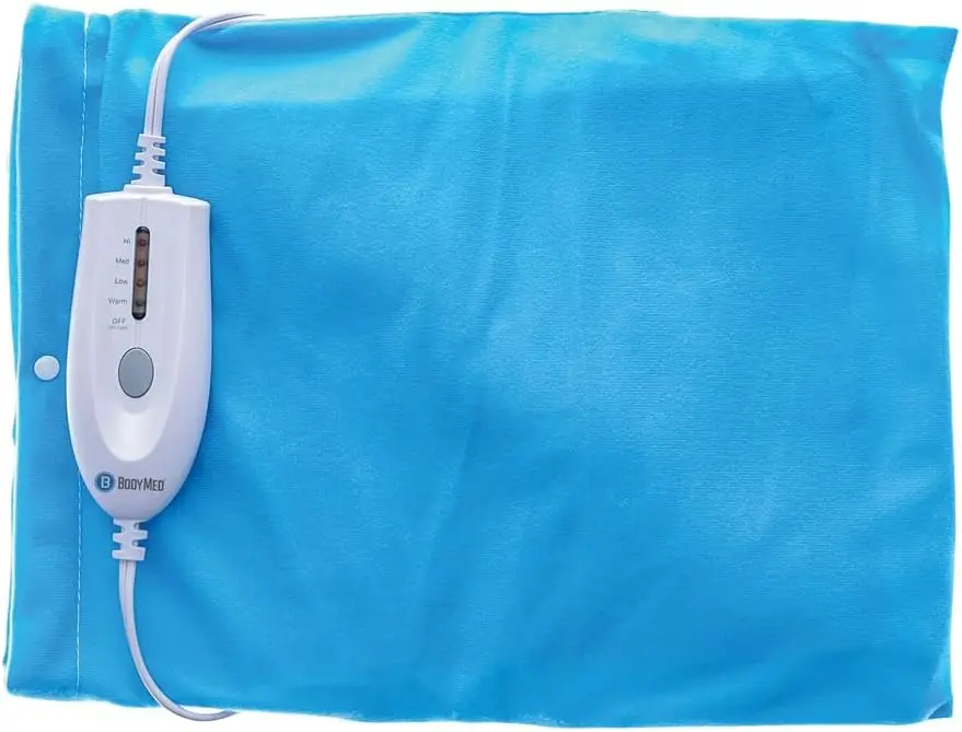 

Греющий коврик с автоматическим отключением для облегчения боли в шее, плечах и спине - 12x15 дюймов, синий