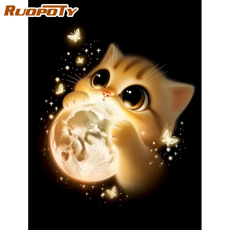 

Diamond Painting Kits Arts And Crafts Artwork Animal Full Round/Square Diamond Art For Beginners Art Supplies Diy Making Kits