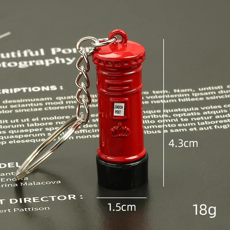 New London Red Key organizer Mail Box Key Holder Key Pendant