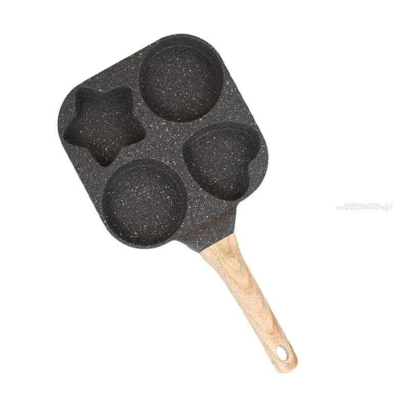 가스 및 유도 스토브를위한 긴 손잡이 아침 식사 알 쿠커가있는 27RB 프라이팬 긁힘 방지 기술 사용