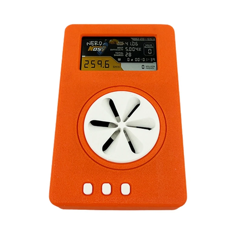 Nerdnos One Nerdminer 200GH/S 8W Bitcoin Solo Lottery Miner Conexão Wifi BTC Asic Miner