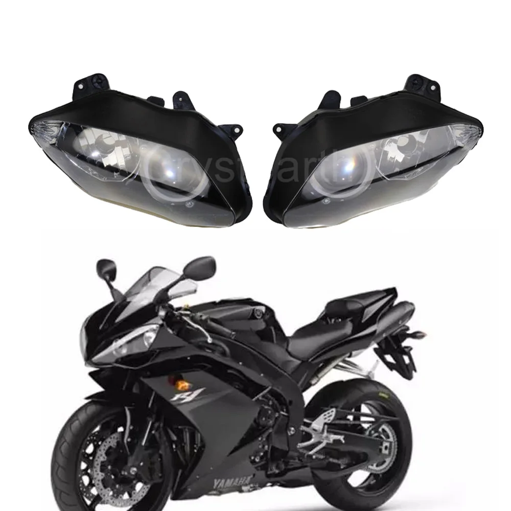 

Motorcycle Front Light Headlight Headlamp Head Lamp Assembly Housing Kit For Yamaha YZFR1 YZF-R1 YZF R1 2007-2008