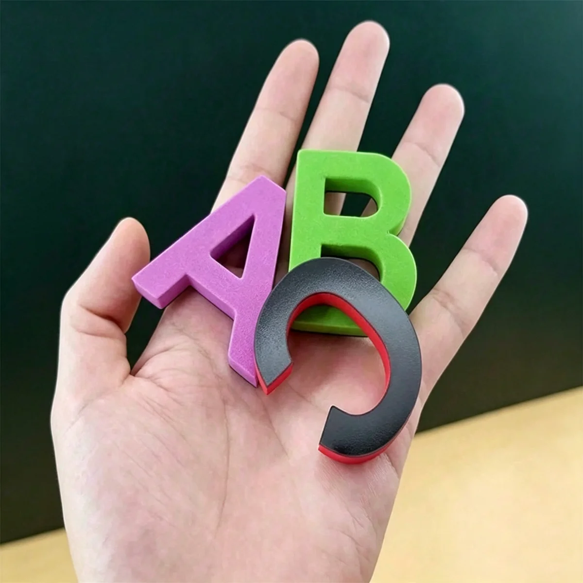 Flexible Magnetic Tape Uppercase Lowercase English Letters And Numbers for Home Kitchen School Blackboard Decoration