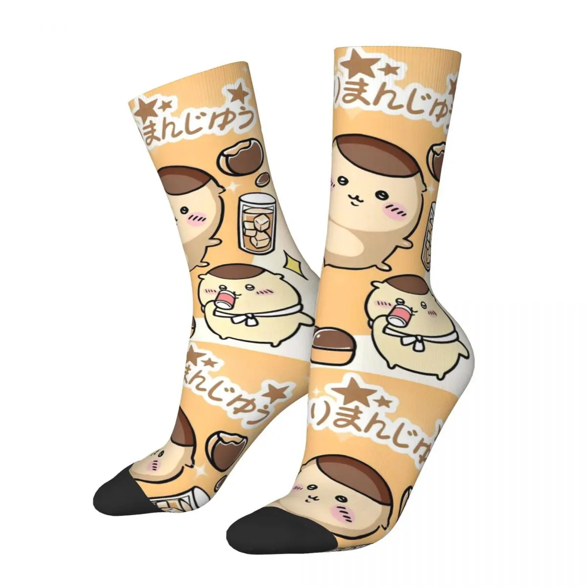 

Autumn Winter Casual Men's Women's Cute Cartoon Manga Socks Chiikawa Breathable Middle Tube Socks