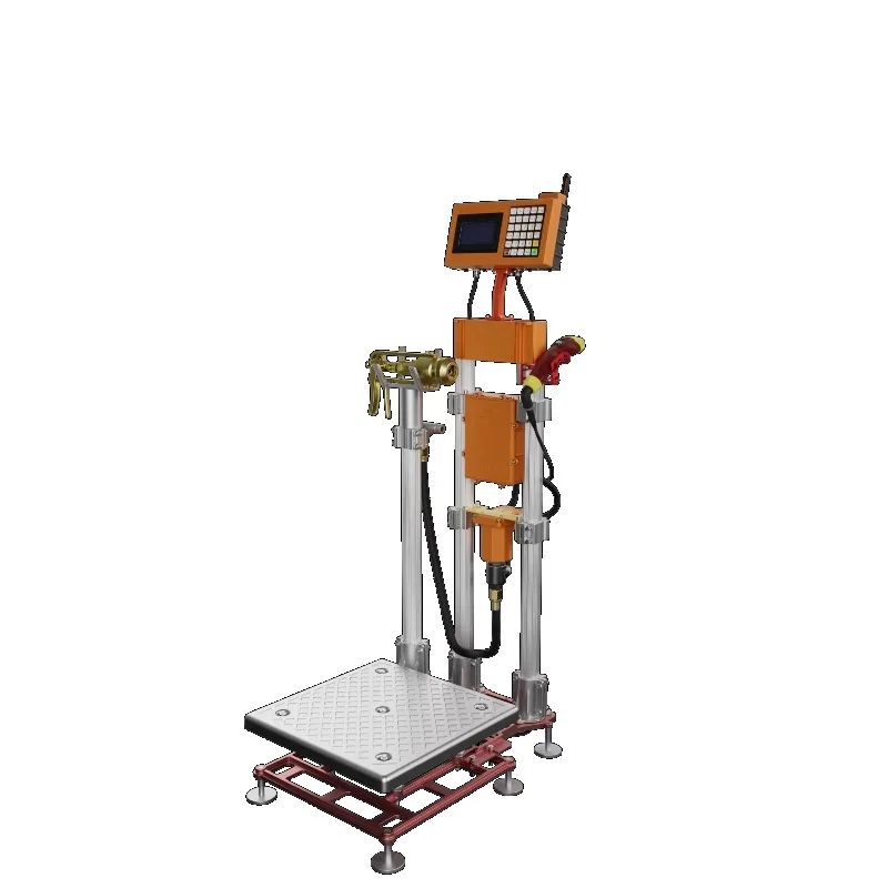 Printable Receipt Type Semi-Automatic Liquefied Gas Filling Pump For Butane Propane Cylinders Chemical Application Paper