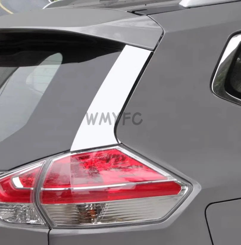 ABS Rear Window Pillar strips Shell Trim Sticker For Nissan XTrail T32 Car Accessories X-Trail Rogue 2014-2018 2019 2020