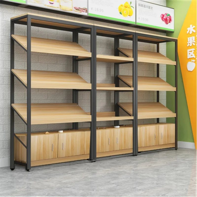 custom.Durable Supermarket Shelving Units, Space-Saving Retail Display Racks Food & Daily Supplies
