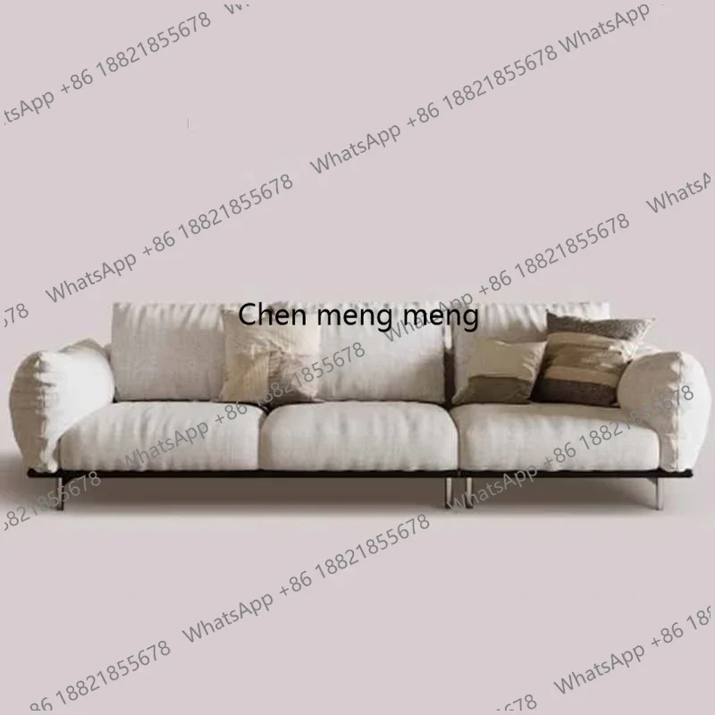 

Расслабляющий минималистичный диван-лаунж в современном скандинавском стиле, итальянский акцентный диван для квартиры, комфортабельный диван для отеля, мебель для гостиниц