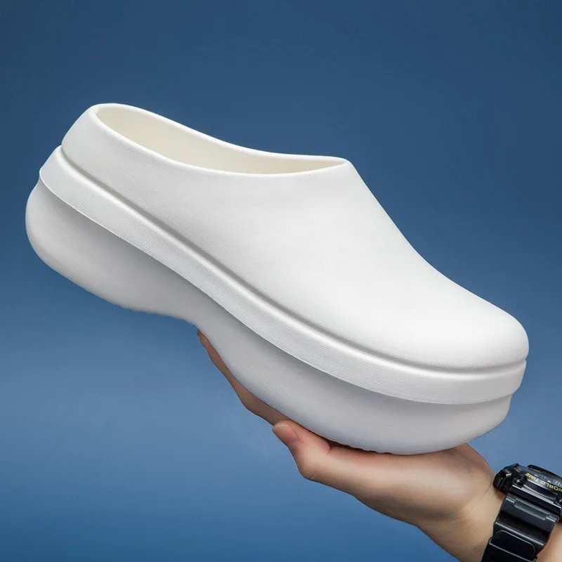 

New Fashion shoes Slippers Men Summer anti-skid Home Shoes Garden Shoes Indoor Slip on Concise Shoes