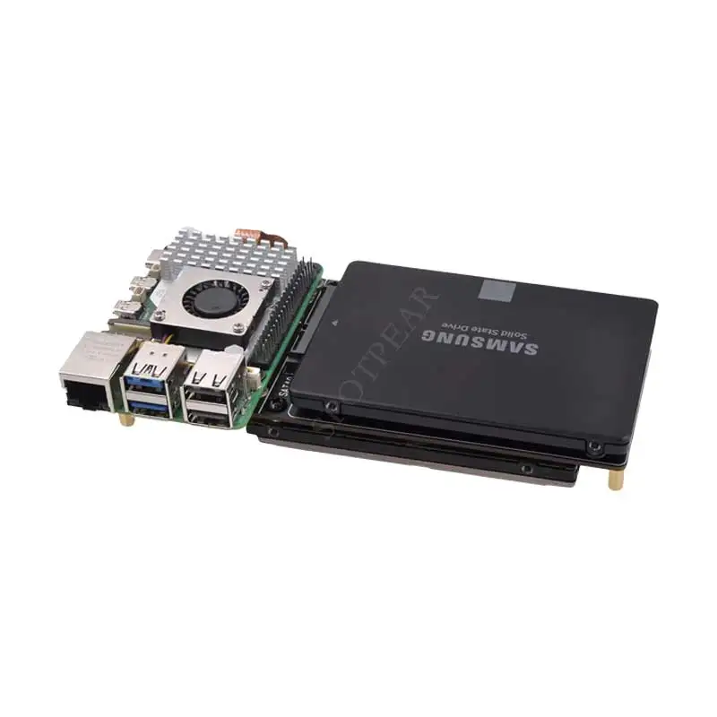 

Raspberry Pi 5 X1007 PCIe to Dual 2.5" SATA HDD/SSD Double-SATA (NOT BOOT From SATA/SSD