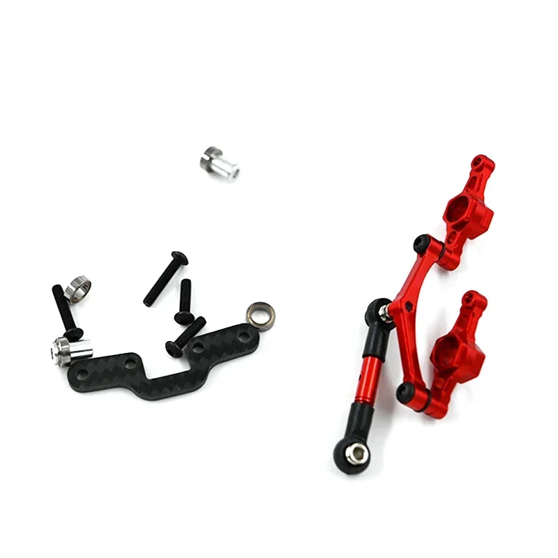 TT-02 CNC Aluminum Crank Steering Arm with Bridge for 1:10 RC Car Tamiya TT02 image 5