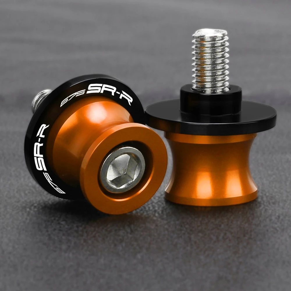 Für CFMOTO CF MOTO 675SRR 675 SR-R 675 SRR 675 2024 2025 Motorräder Zubehör 10 MM Schwinge Spulen Hinten Ständer schrauben Sliders